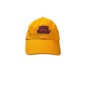 Dick Tracy Orange Baseball Cap Adjustable Strapback Cotton Hat Embroidered Logo